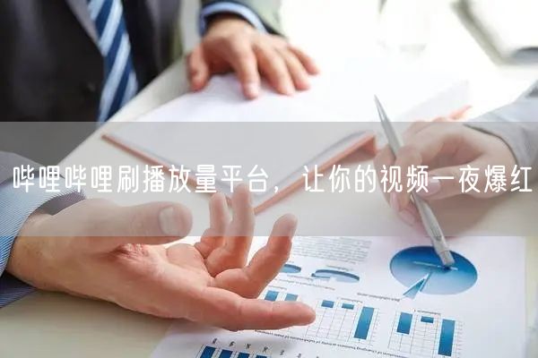 哔哩哔哩刷播放量平台，让你的视频一夜爆红